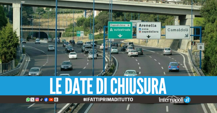 Lavori in Tangenziale a Napoli, l'uscita per Capodichino resterà chiusa per tre notti