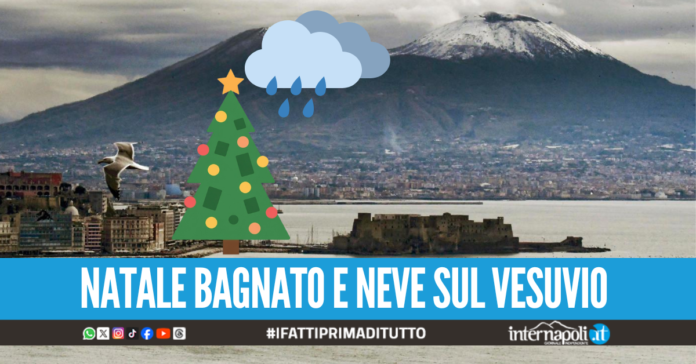 Natale all'insegna di pioggia e freddo a Napoli, le previsioni per il 24 e 25 dicembre