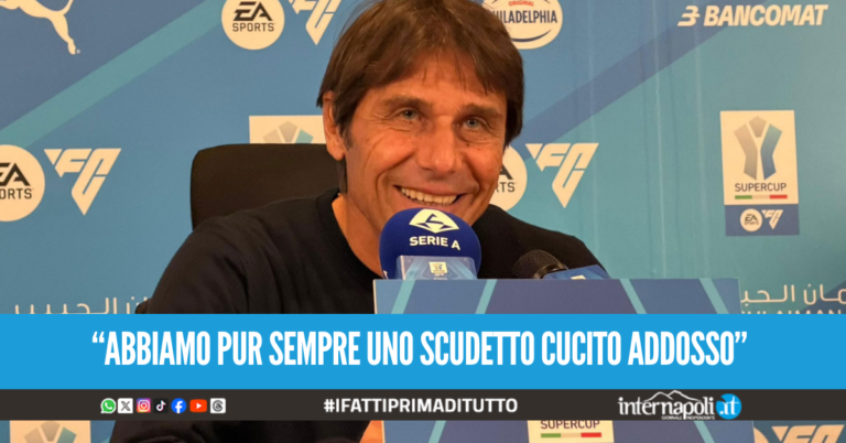 Conte critica la formula della Supercoppa: "Volevamo essere qui per giocarci la finale"