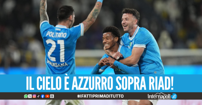 La spedizione araba è trionfale! Il Napoli batte 2-0 il Bologna e vince la sua terza Supercoppa