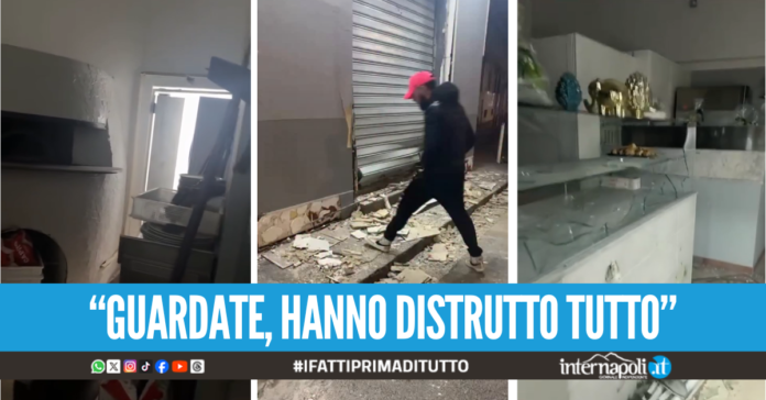 Bomba distrugge pizzeria a Casoria, era stata inaugurata da poche ore