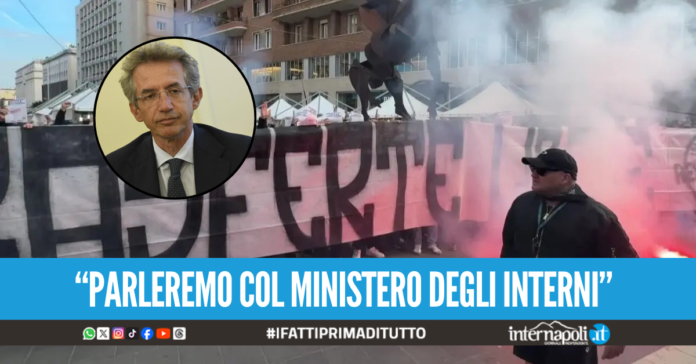 Manfredi sullo stop ai tifosi del Napoli a Cremona: 