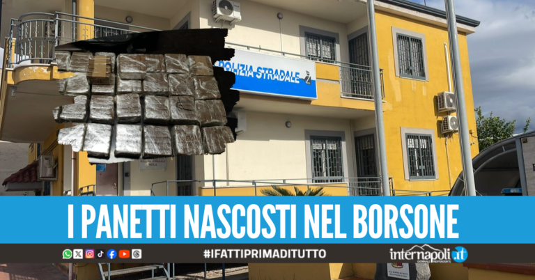 Sorpreso con 5 chili di hashish a Marigliano, spedito ai domiciliari