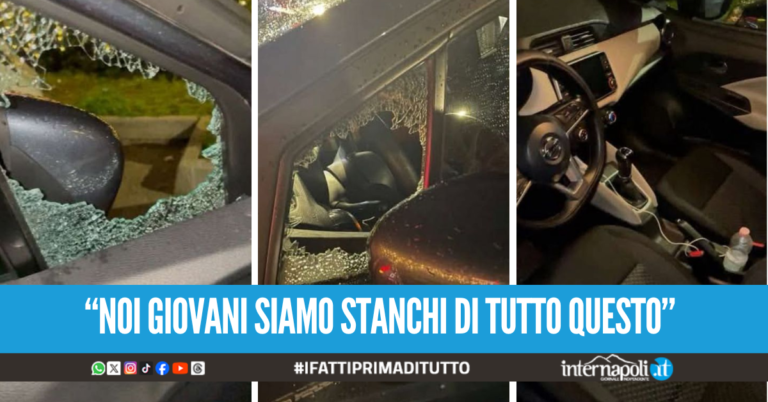 Vergogna ad Aversa, ladri assaltano l'auto dei fidanzati e rubano panettoni
