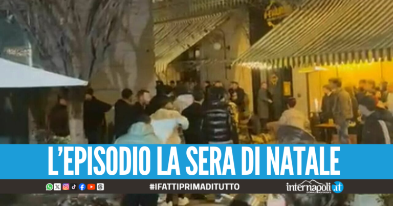Lancio di sedie e tavolini in strada ad Aversa, identificati tre giovanissimi