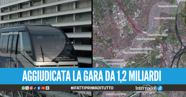 Napoli avrà la Linea 10 della Metro "futuristica", i treni saranno senza conducente