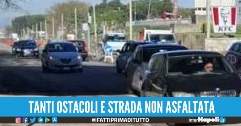 Via Appia riaperta tra cantieri aperti, carreggiata ridotta e buche