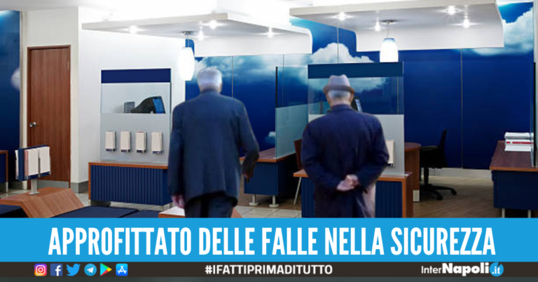 Finti anziani rapinano banca a Soccavo: i dettagli sul travestimento e i complici