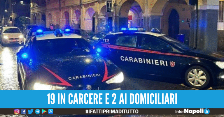 Maxi operazione contro il clan Licciardi: 21 misure cautelari eseguite all’alba