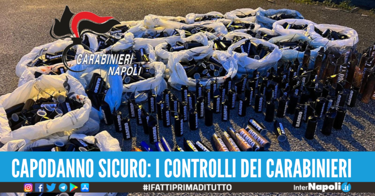 Napoli e provincia, stretta sui botti illegali: maxi sequestro di Cobra, tre arresti
