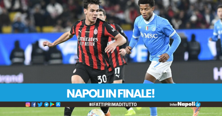 Napoli 2-0 Milan: gli azzurri strappano il pass per la finale