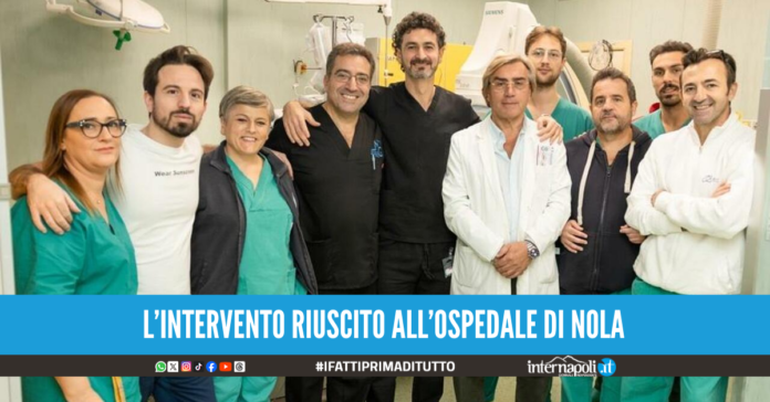 Arriva in ospedale con un ictus complesso, paziente salvato dall'équipe a Nola