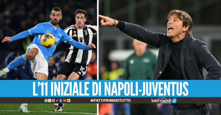 Napoli-Juventus: Conte sceglie Elmas a centrocampo, novità sull’out mancino