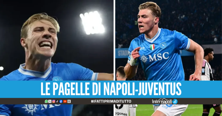 Hojlund fa impazzire il Maradona: gli azzurri battono la Juve per 2 a 1