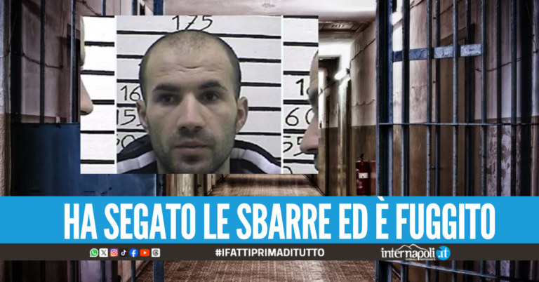 Detenuto evade dal carcere per la quarta volta, fuga da film