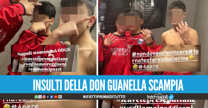 Insulti sessisti alle calcatrici della Napoli Women: 