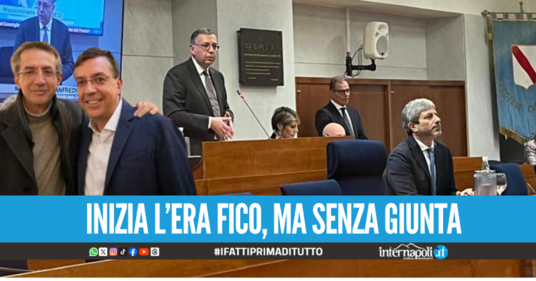 Consiglio Regionale, inizia l’era Fico: Manfredi Presidente, niente accordo sulla giunta