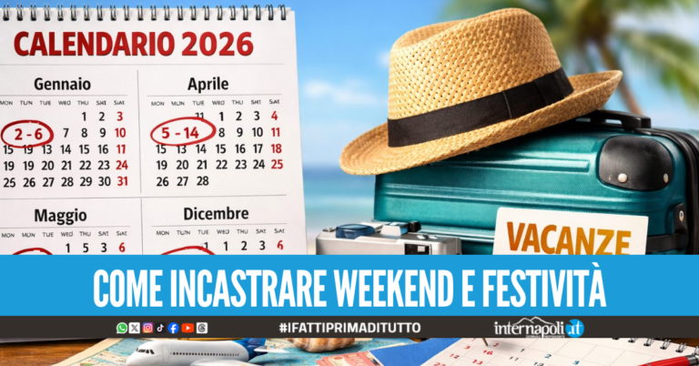 Ponti 2026, il trucco per fare 31 giorni di vacanza con 8 di ferie