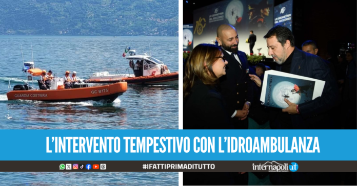 La Guardia Costiera celebra il coraggio del sottoufficiale che salvò un'anziana colpita da un malore