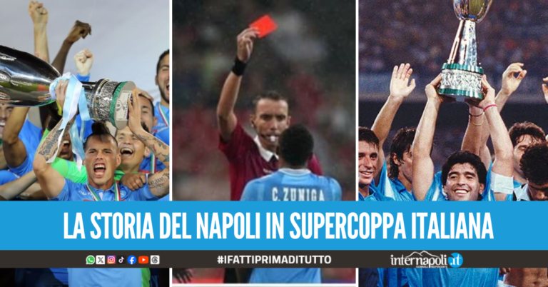 Dal trionfo di Maradona allo scandalo di Pechino: il percorso del Napoli in Supercoppa Italiana