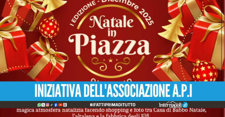Qualiano, si arricchisce il Natale in piazza Kennedy grazie alle iniziative dei commercianti