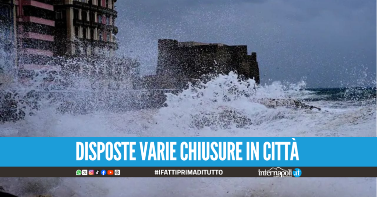 Otto ore di allerta meteo a Napoli per temporali, c'è l'avviso della Protezione Civile