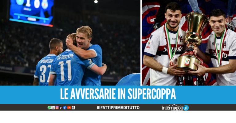 Il cammino del Napoli in Supercoppa, la prima sfida è col Milan