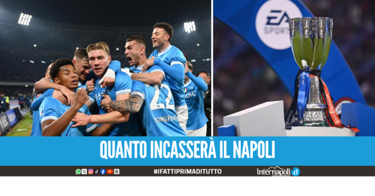 Il Napoli vola a Riyad per la Supercoppa Italiana, in caso di vittoria avrà un bel tesoretto