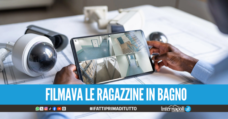 Elettricista spia le figlie minorenni della compagna ed altre vittime: conservava tutte le immagini sul telefono