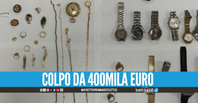Svuotano la cassaforte dell'anziana, arrestata una coppia di Napoli