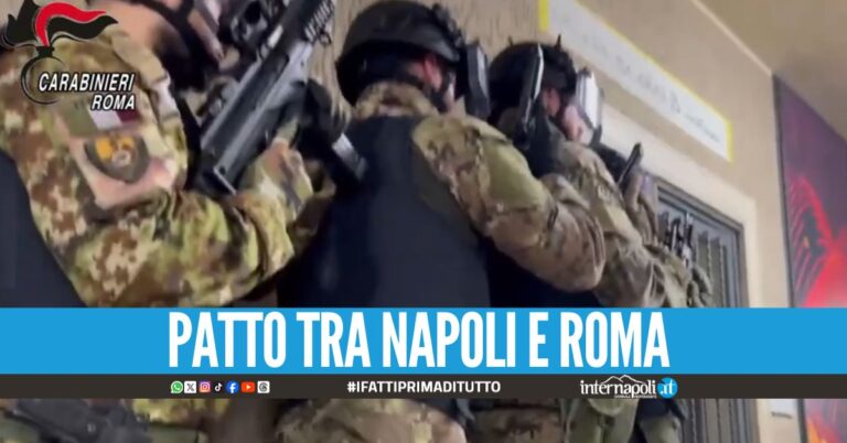 Alleanza tra i clan Di Lauro e Senese, 14 arresti nel blitz