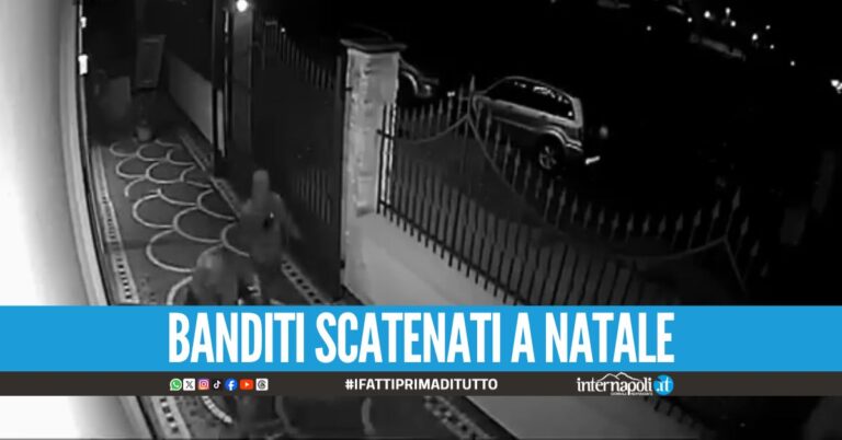 Furto in casa a Mugnano, filmati i ladri incappucciati