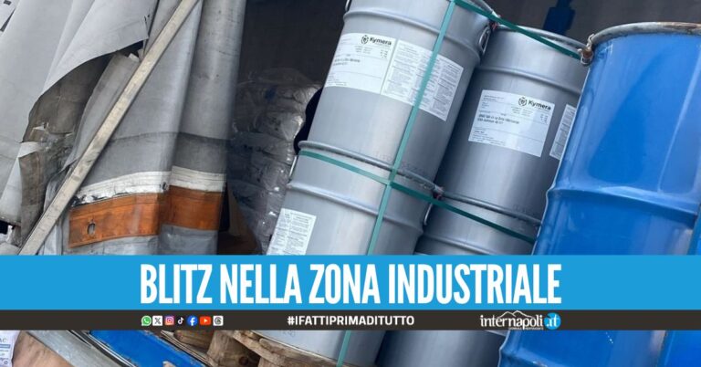 Bomba ecologica nel Casertano, sequestrate tonnellate di rifiuti infiammabili