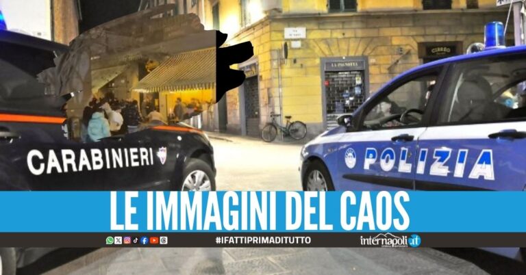 Rissa natalizia ad Aversa, volano sedie e tavoli del noto locale