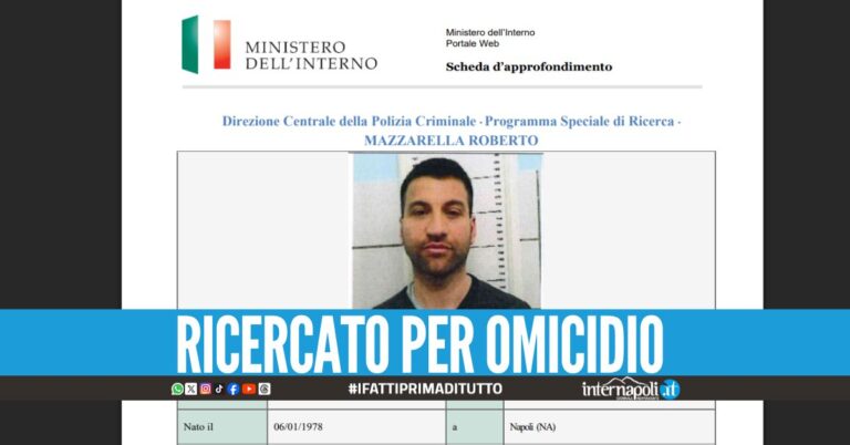 Roberto Mazzarella entra nell'elenco dei 4 latitanti più pericolosi d'Italia