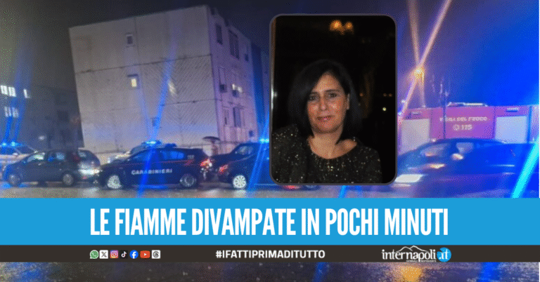 Maria Rosaria morta tra le fiamme in casa a Monterusciello, due le ipotesi dietro l’incendio