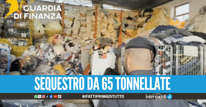 Riciclavano vestiti usati, scoperto e sequestrato opificio abusivo a Ercolano