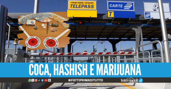Viaggiava sull'autostrada A16 con droga e contanti, pusher fermato al casello
