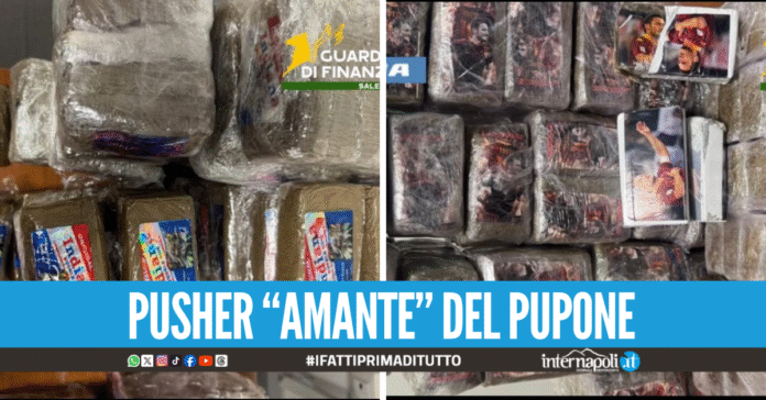 Panetti di hashish con la foto di Totti nascosti in giardino, pusher in manette nel Salernitano