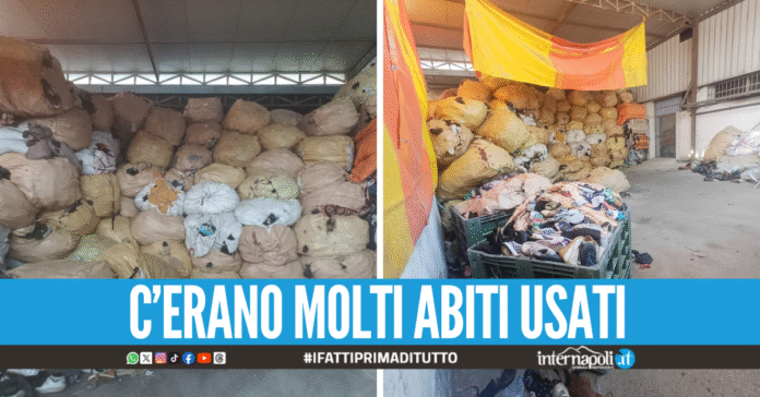 Quasi 400 tonnellate di rifiuti nel capannone a Sant'Antimo, scatta il maxi sequestro
