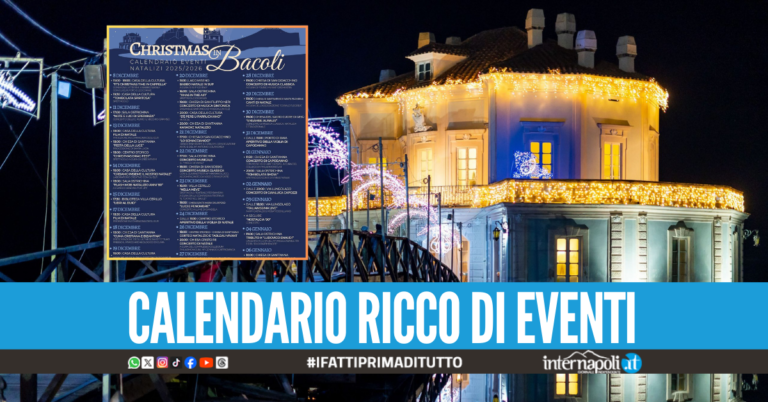 Tutto pronto per "Christmas in Bacoli": oltre 40 appuntamenti tra mercatini, concerti e spettacoli