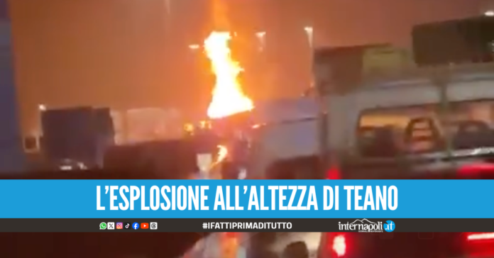 Esplode autobotte nell'autogrill sull'A1, chiusa autostrada verso Napoli e Roma