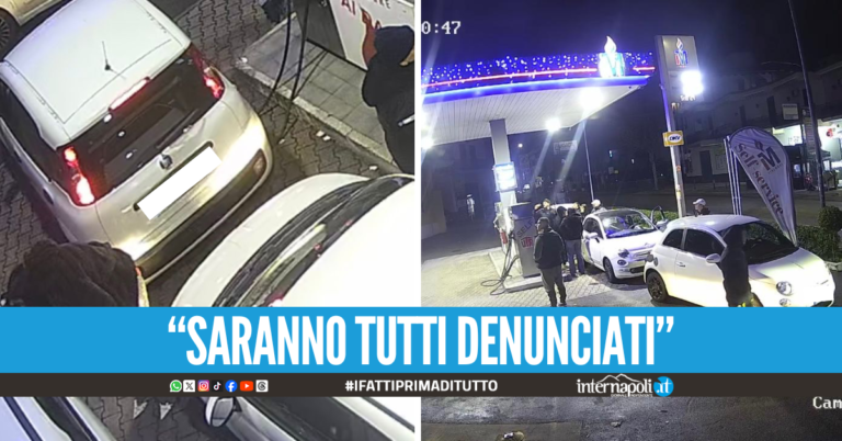 Fanno benzina senza pagare a Giugliano, decine di auto immortalate dalle telecamere