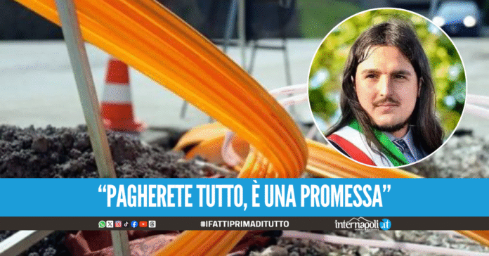 Il sindaco di Bacoli blocca i cantieri della fibra: “Strade deturpate, denunceremo i responsabili”