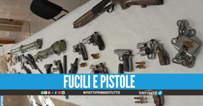 Sequestrato un arsenale al clan dei Casalesi, c'erano 3 lanciarazzi