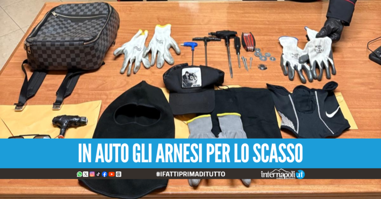 Ladri arrestati dopo l'inseguimento, sono due giovani di Giugliano e Villaricca