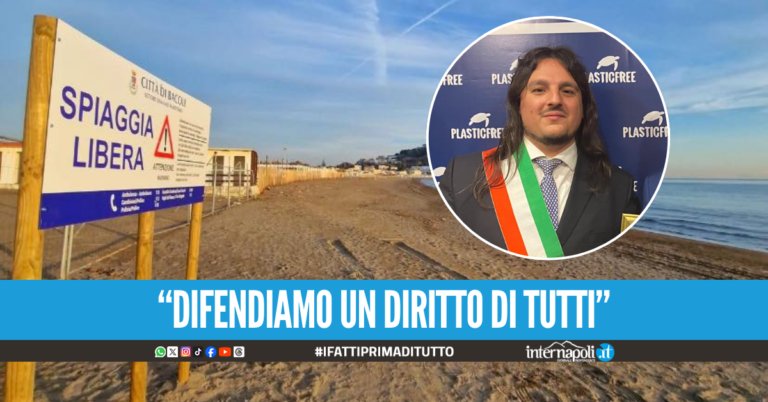 L'annuncio del sindaco di Bacoli: “Le spiagge di Miseno e Miliscola resteranno libere”