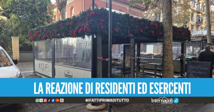 Maxi sequestri di gazebo al Vomero, i commercianti si ribellano Ora che succede