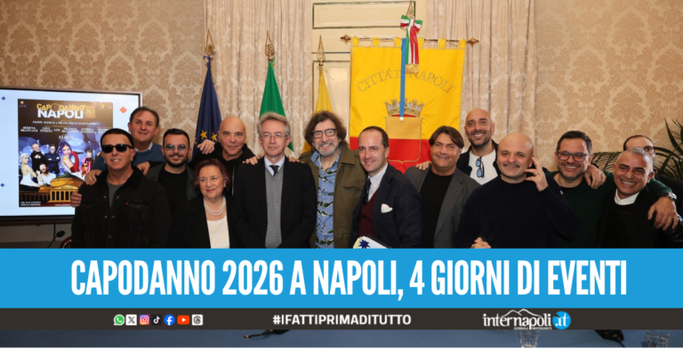 Napoli città della musica per il Capodanno 2026, tutto il programma completo