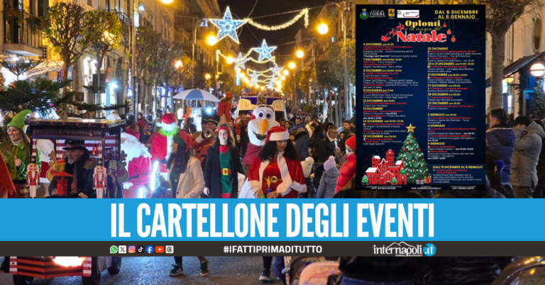 Natale a Torre Annunziata: tre villaggi di Babbo Natale, presepe vivente e concerti